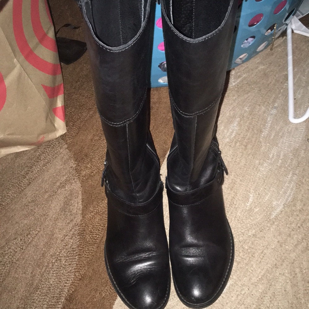Womens Aldo Leather Boots